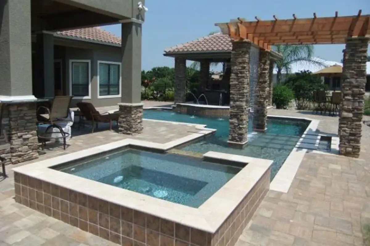 Plunge pool installation in Georgia
