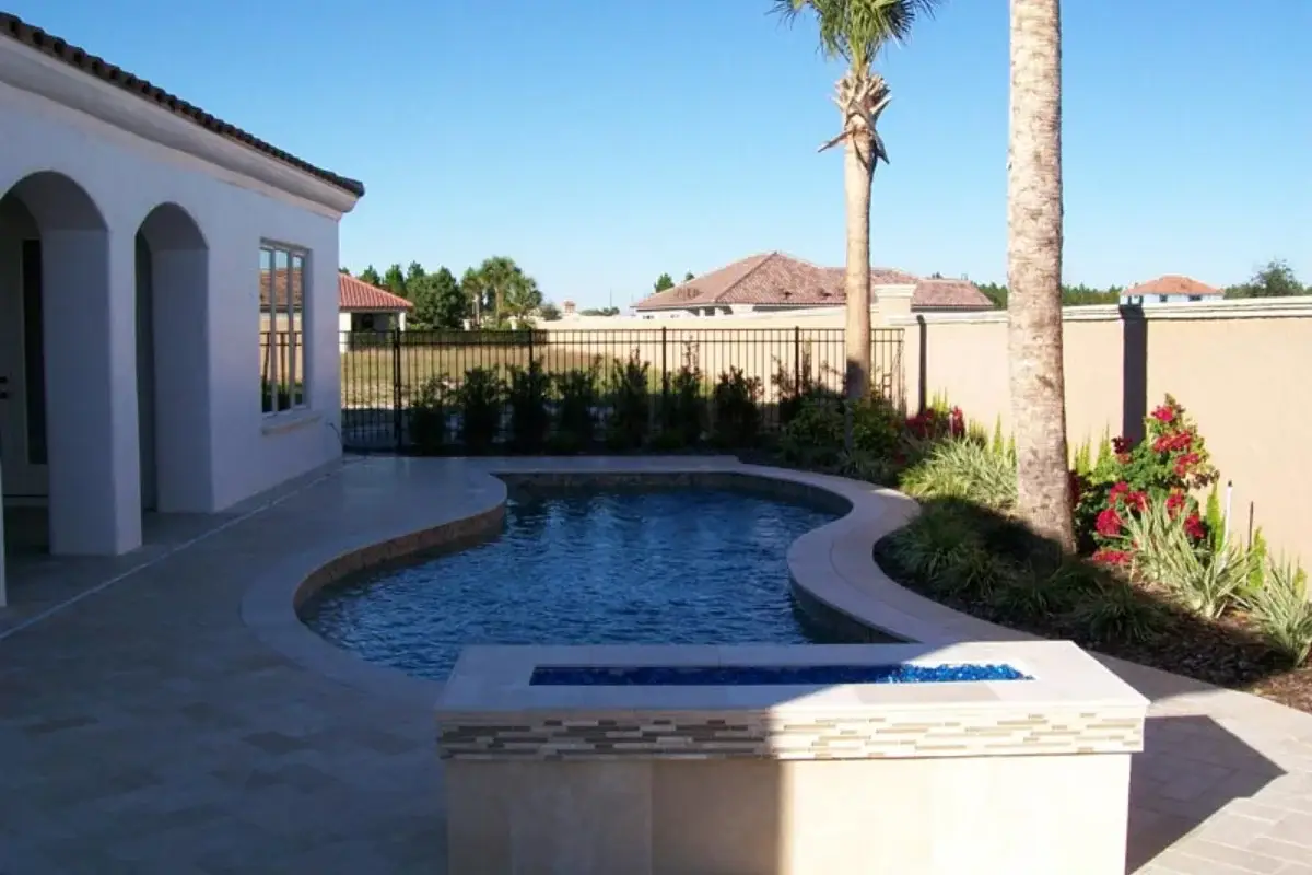 Pool deck installation in Georgia