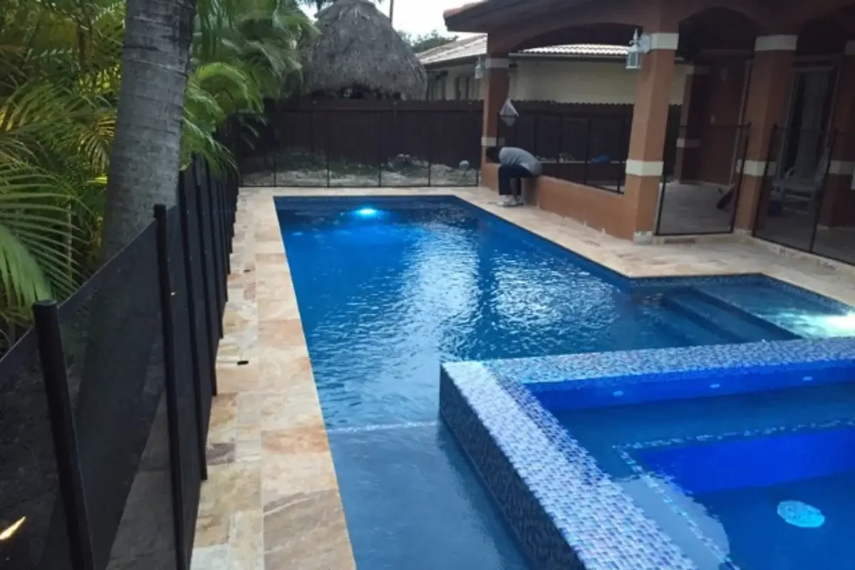 Pool lighting installation in Georgia